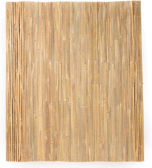 Mininfa Natural Bamboo Slat Screening for Eco-Friendly Privacy