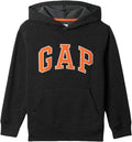 GAP Boys' Logo Hoodie Hooded Sweatshirt - Warm, Soft Fleece