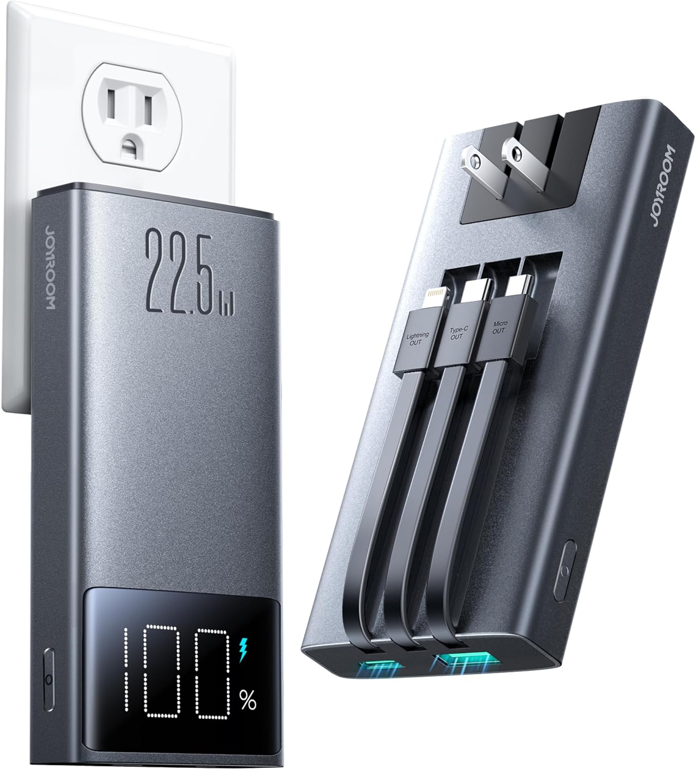 JOYROOM 10000mAh PD Power Bank: Fast Charging Travel Essential