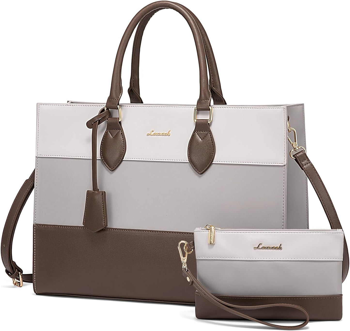 LOVEVOOK Laptop Tote Bag for Women - Stylish Work Briefcase