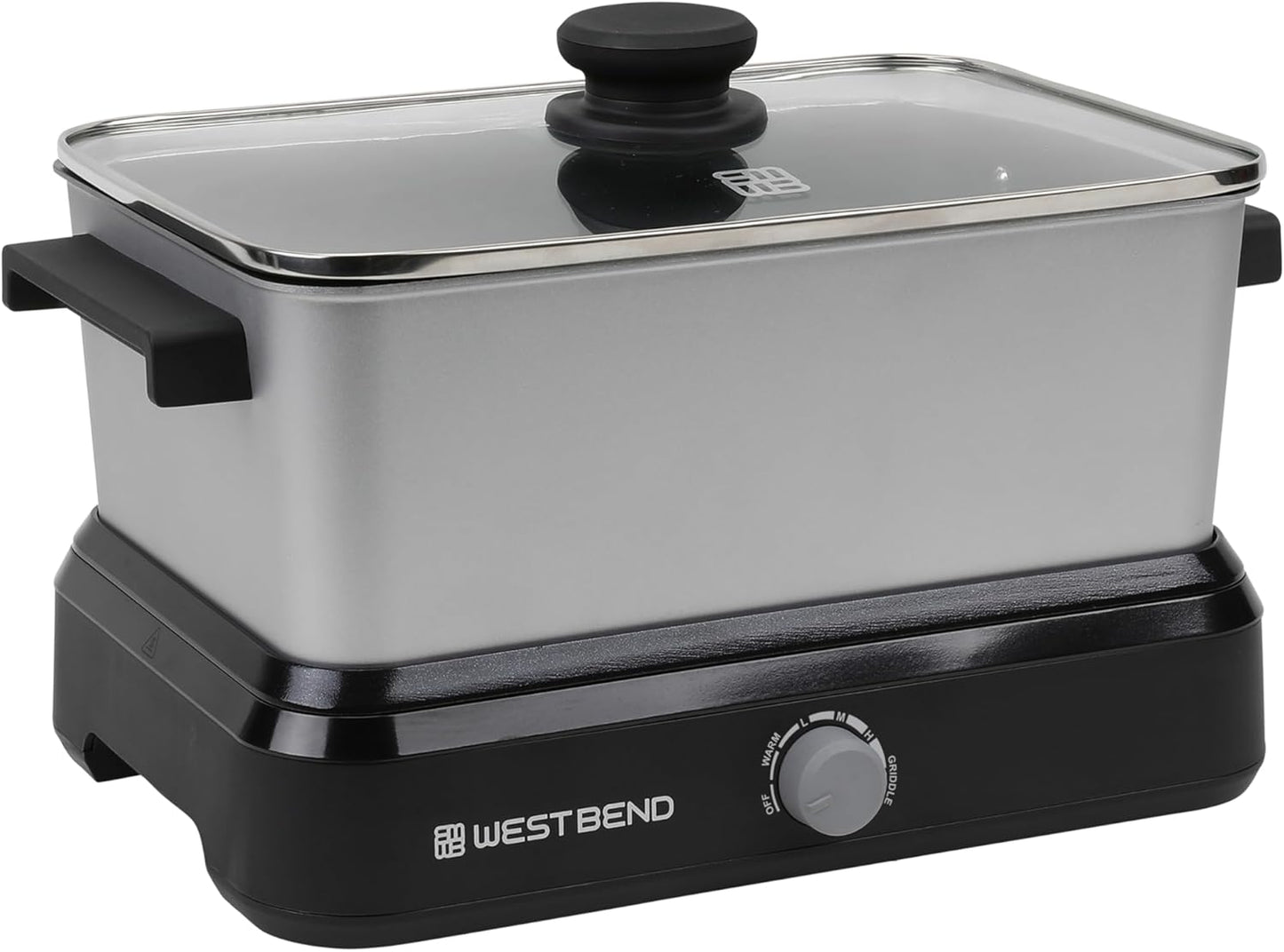 West Bend Versatility Slow Cooker with Large Capacity and Travel Lid