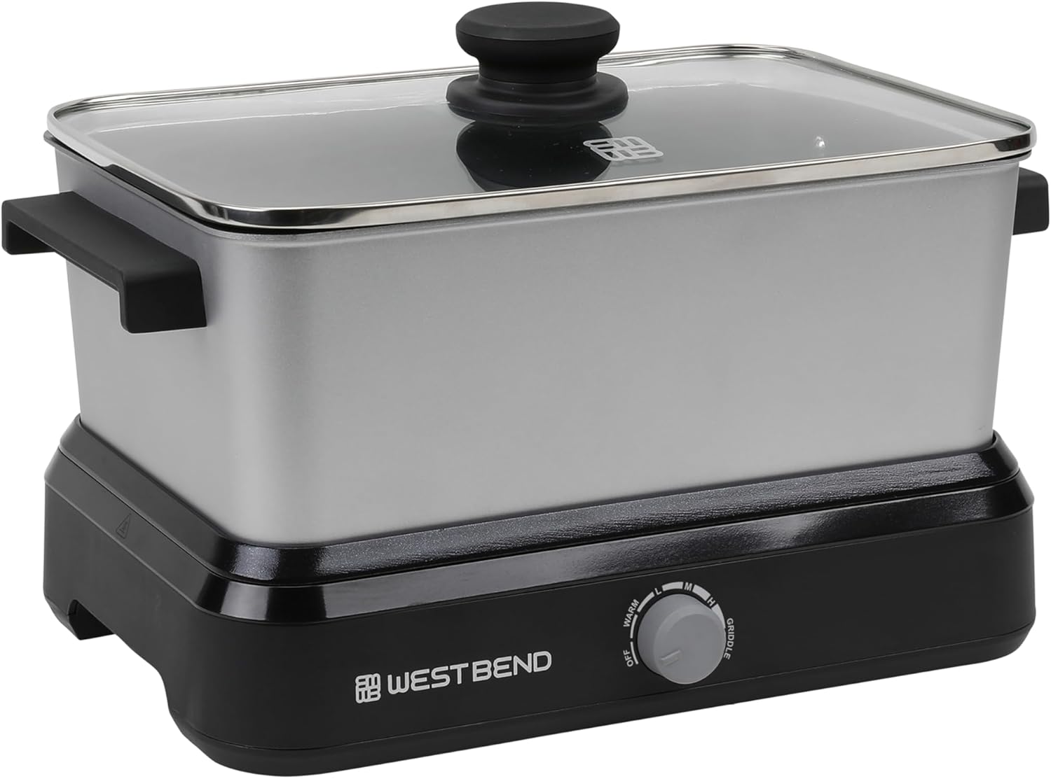 West Bend Versatility Slow Cooker with Large Capacity and Travel Lid