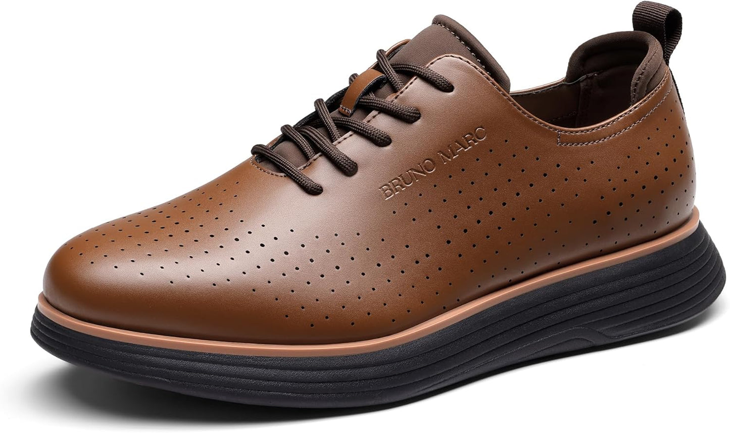 Bruno Marc Men's MaxFlex Fashion Dress Sneakers for Comfort