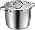Tramontina Tempo Tri-Ply Base 8-Quart Stock Pot - Even Heating for Big
