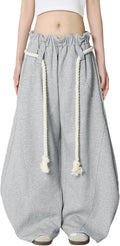 Super Baggy Barrel Sweatpants Wide Leg Pants for Women Men - Relaxed