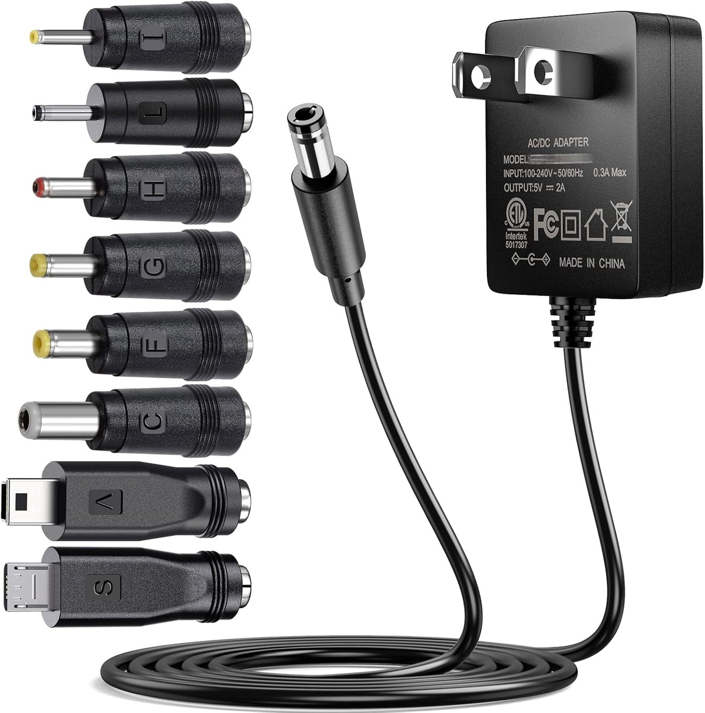 Versatile 5V 2A Power Adapter for All Electronics