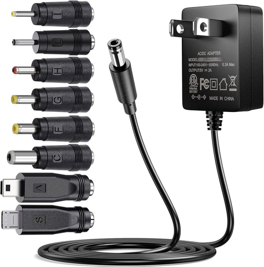 Versatile 5V 2A Power Adapter for All Electronics