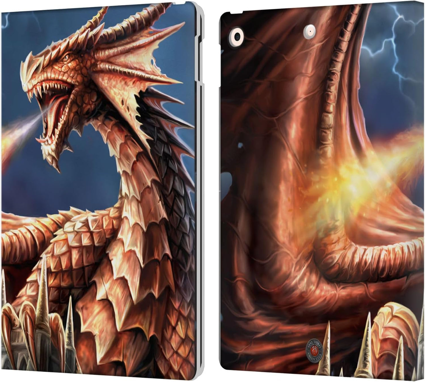 Officially Licensed Anne Stokes Fury Dragons iPad Wallet Case