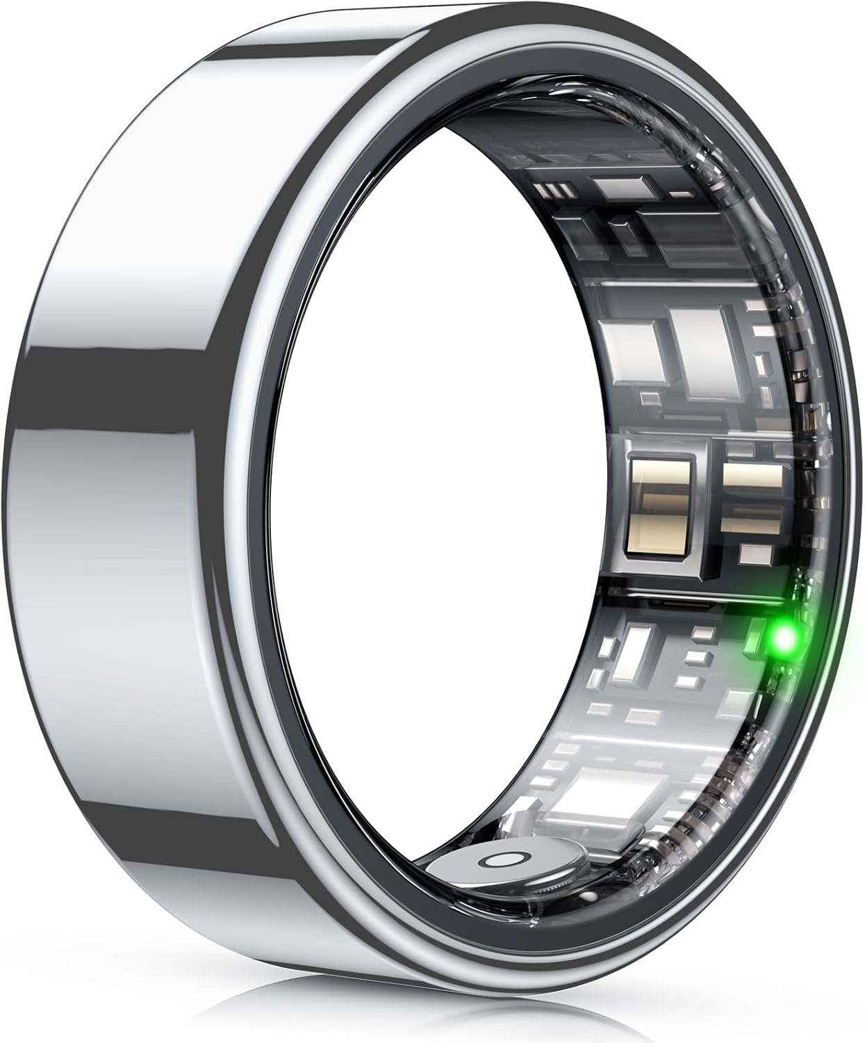 NEWTRENDS Smart Ring: Track Heart & Sleep, Monitor Blood Oxygen, IP68 Waterproof