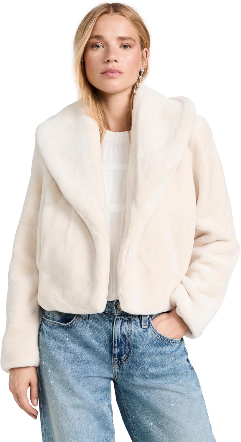 BLANKNYC Women's Faux Fur Jacket for Stylish Winter Looks