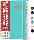 2025 Planner Weekly and Monthly Spiral Bound A5 - Durable Layout