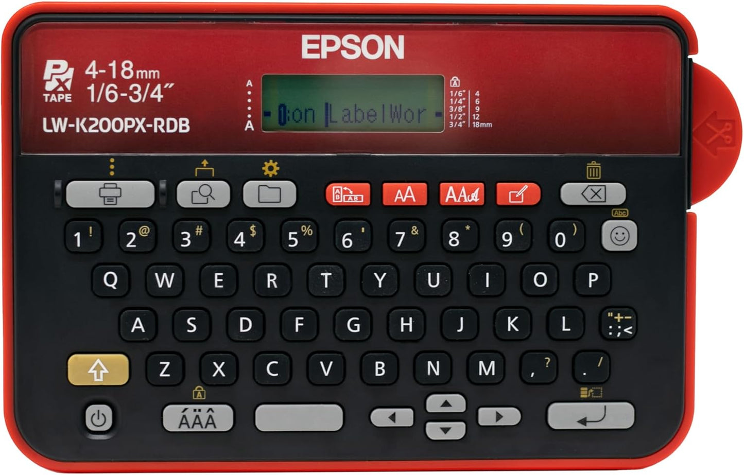 Portable QWERTY Keyboard Label Maker for Home & Hobbies