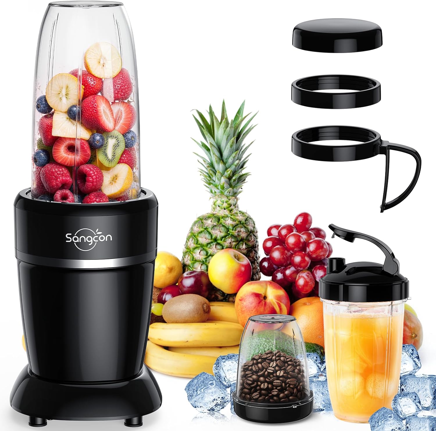 Sangcon 1000W Smoothie Blender - Portable Power