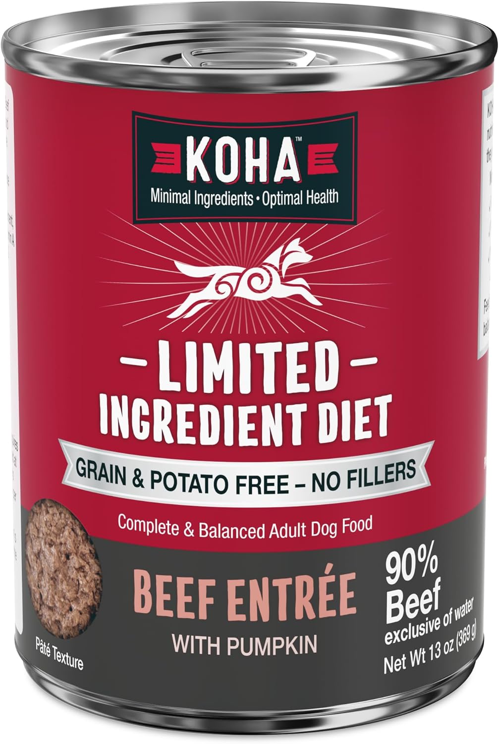KOHA Limited Ingredient Diet Beef Entree for Dogs - Grain Free