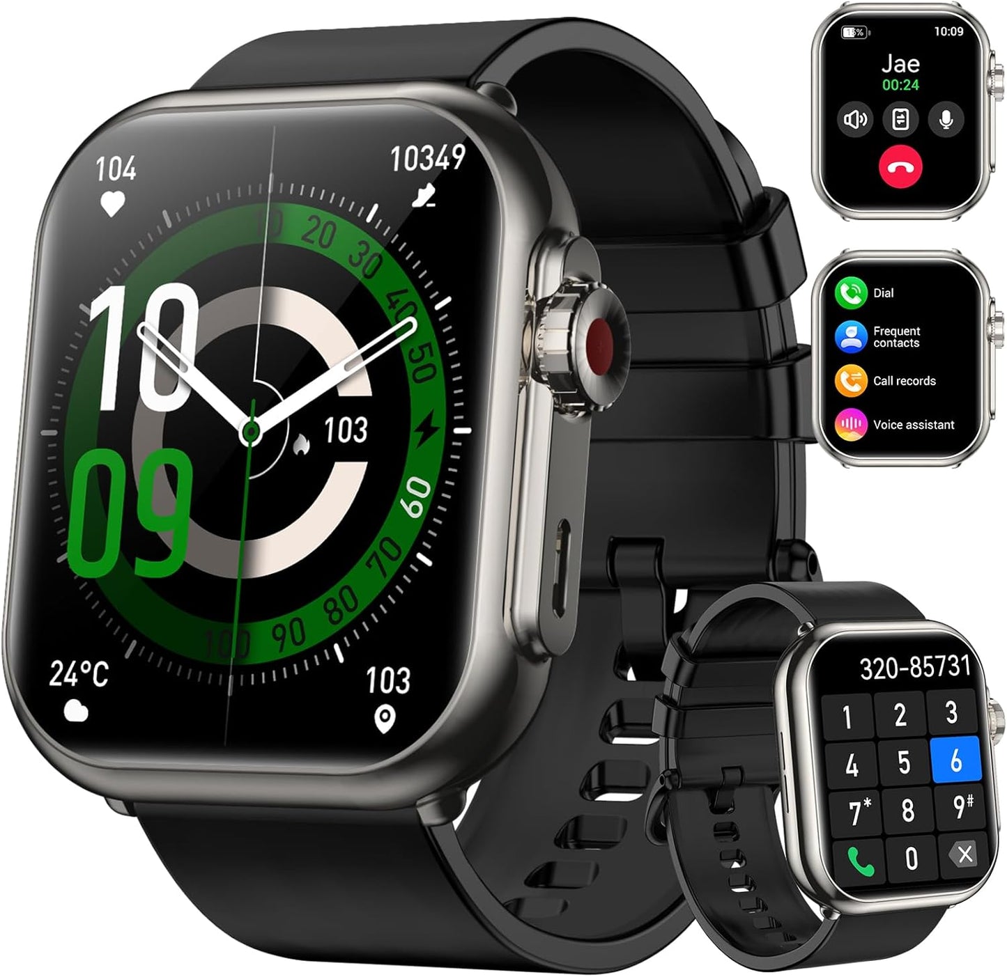 QONBINK Smart Watch: 100 Day Battery, 110+ Sport Modes!
