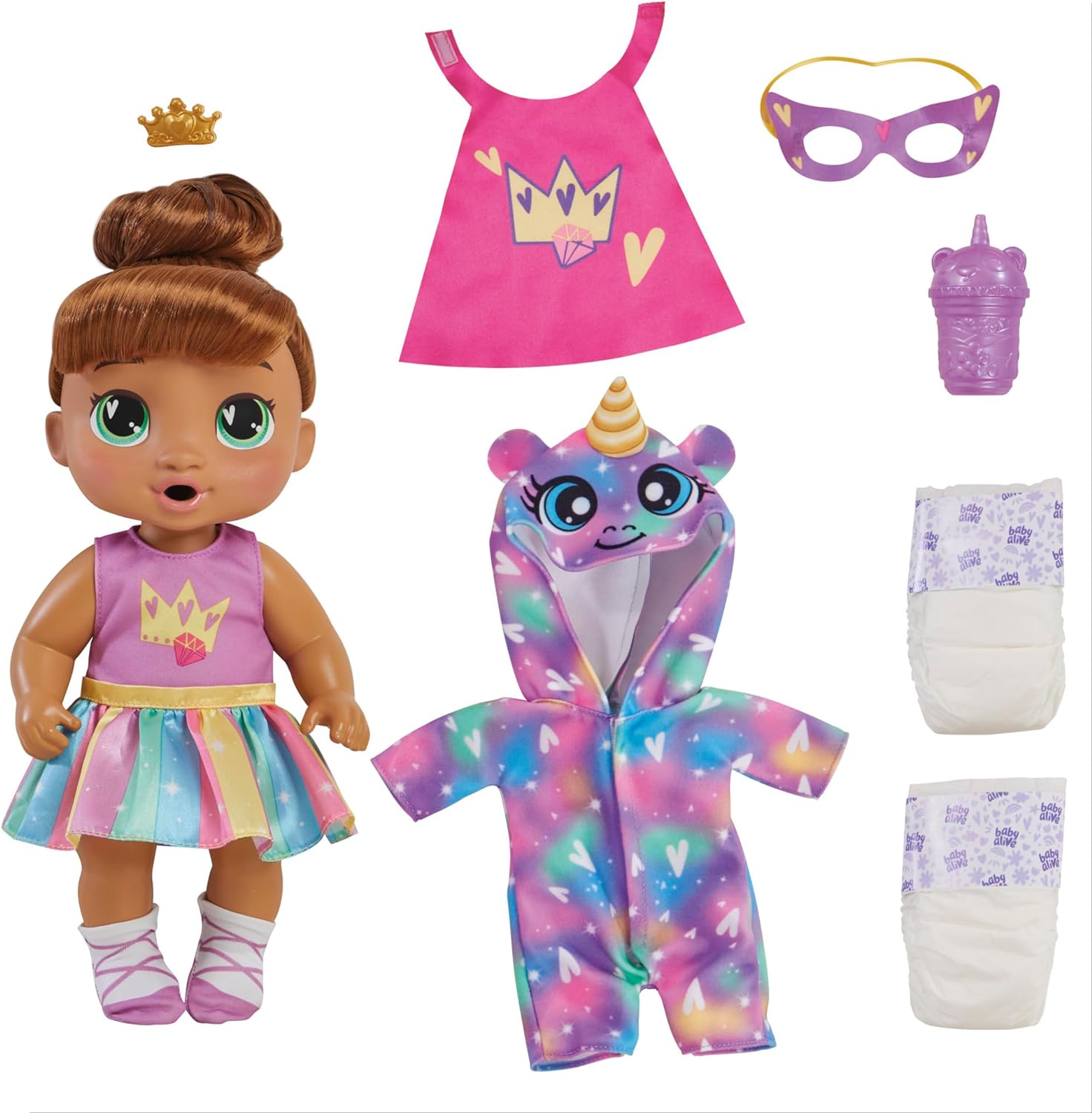 Baby Alive Sophia Sparkle Dress Up Doll - Ultimate Playset!