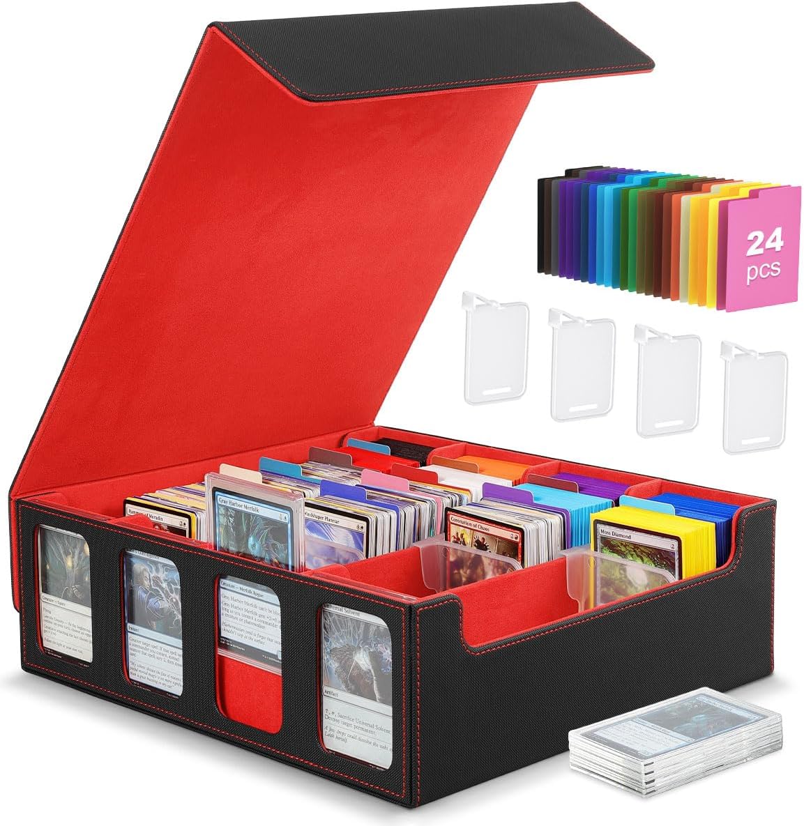 MoKo Card Storage Box for Trading Cards - 3000+ MTG Deck Case