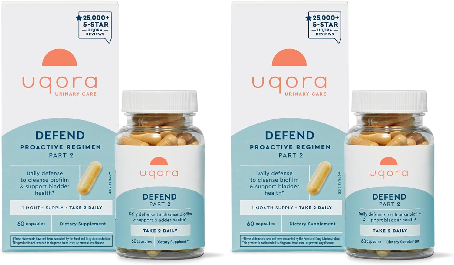 Uqora Defend Urinary Tract Health Supplement for Bladder Support