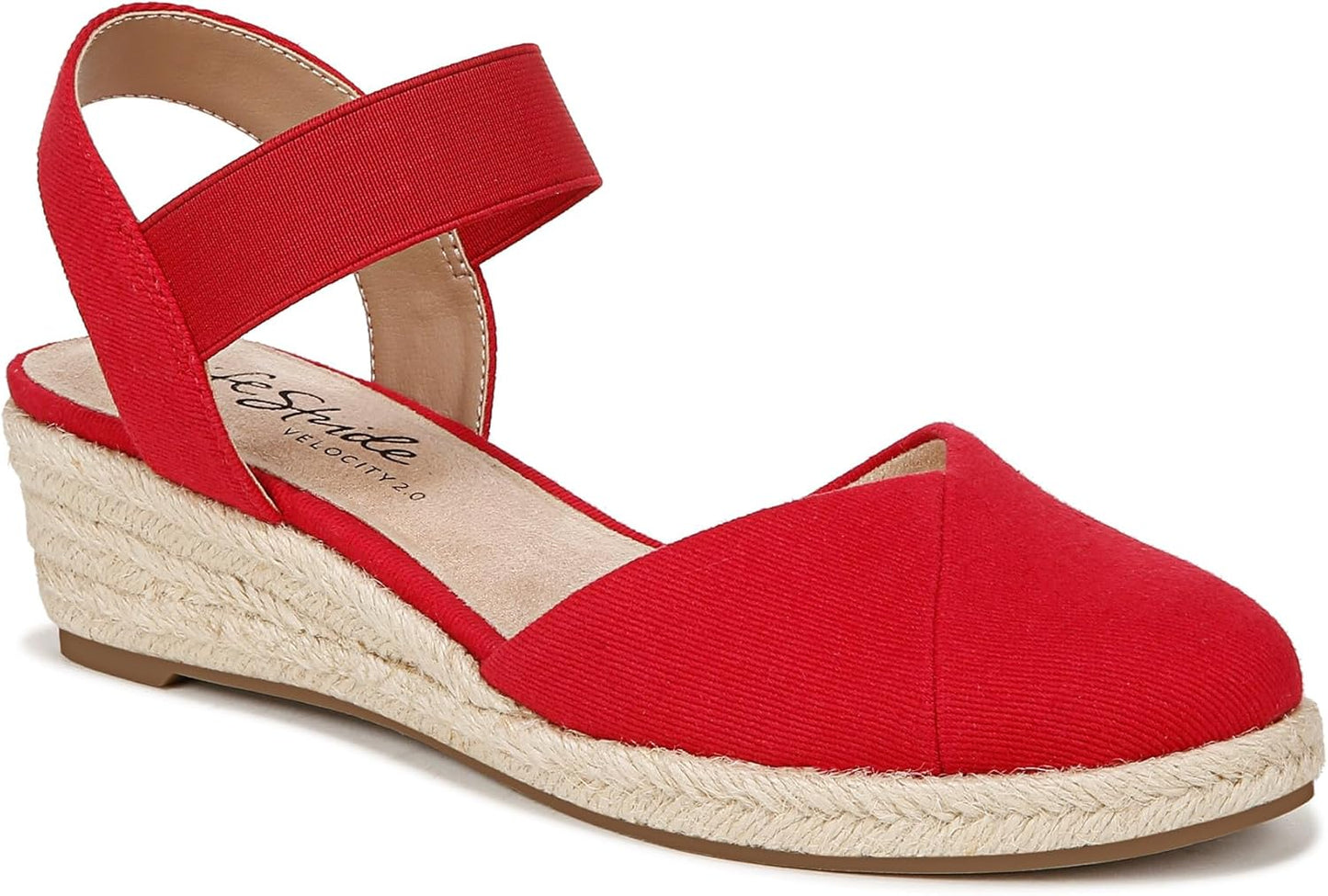LifeStride Women's Kimmie Wedge Espadrilles for Ultimate Comfort