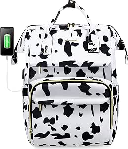 LOVEVOOK Laptop Backpack for Women with USB Charging Port