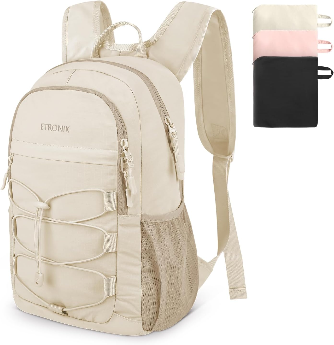 Compact 15L ETRONIK Daypack: Lightweight & Water Resistant