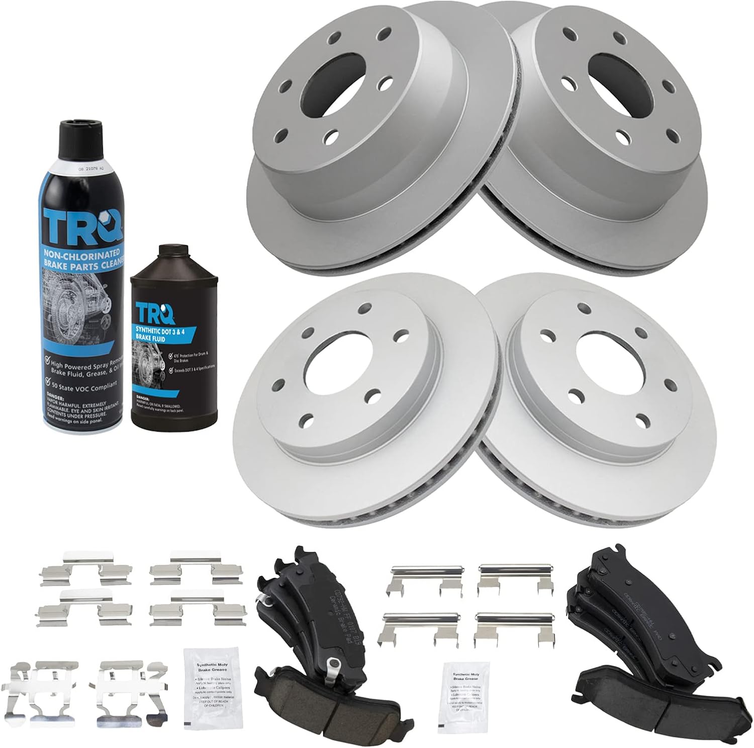 Premium Ceramic Brake Pad & Rotor Kit for 99-07 Chevrolet GMC