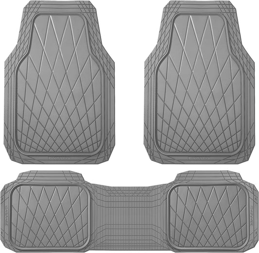 CAR PASS Heavy Duty Rubber Car Floor Mats for All Weather Use