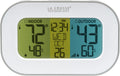 Wireless Temperature Station with Tri-Color LCD - Compact