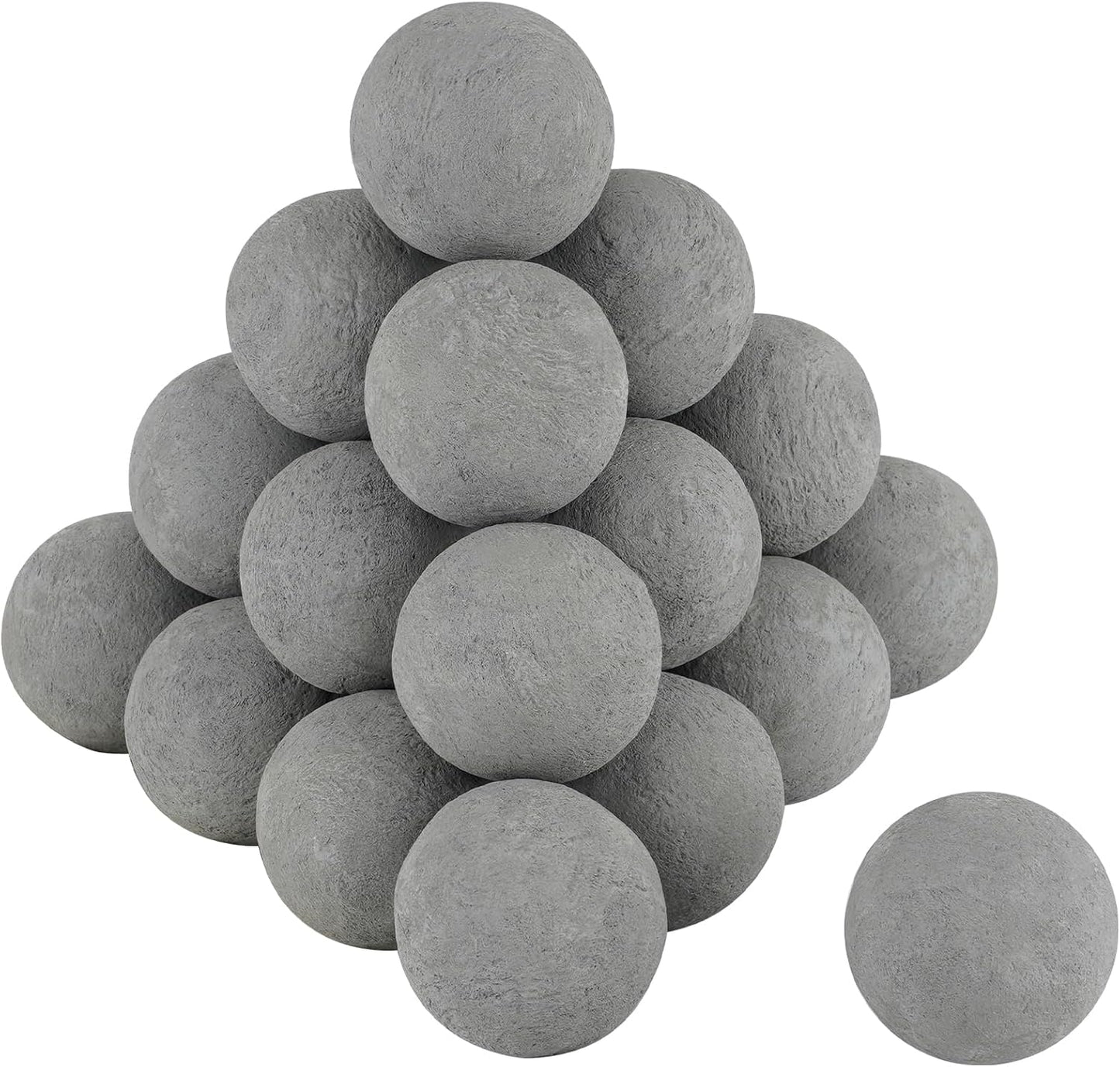 Skyflame 2-Inch Fireplace Balls for Gas Fireplaces, 25-Pack