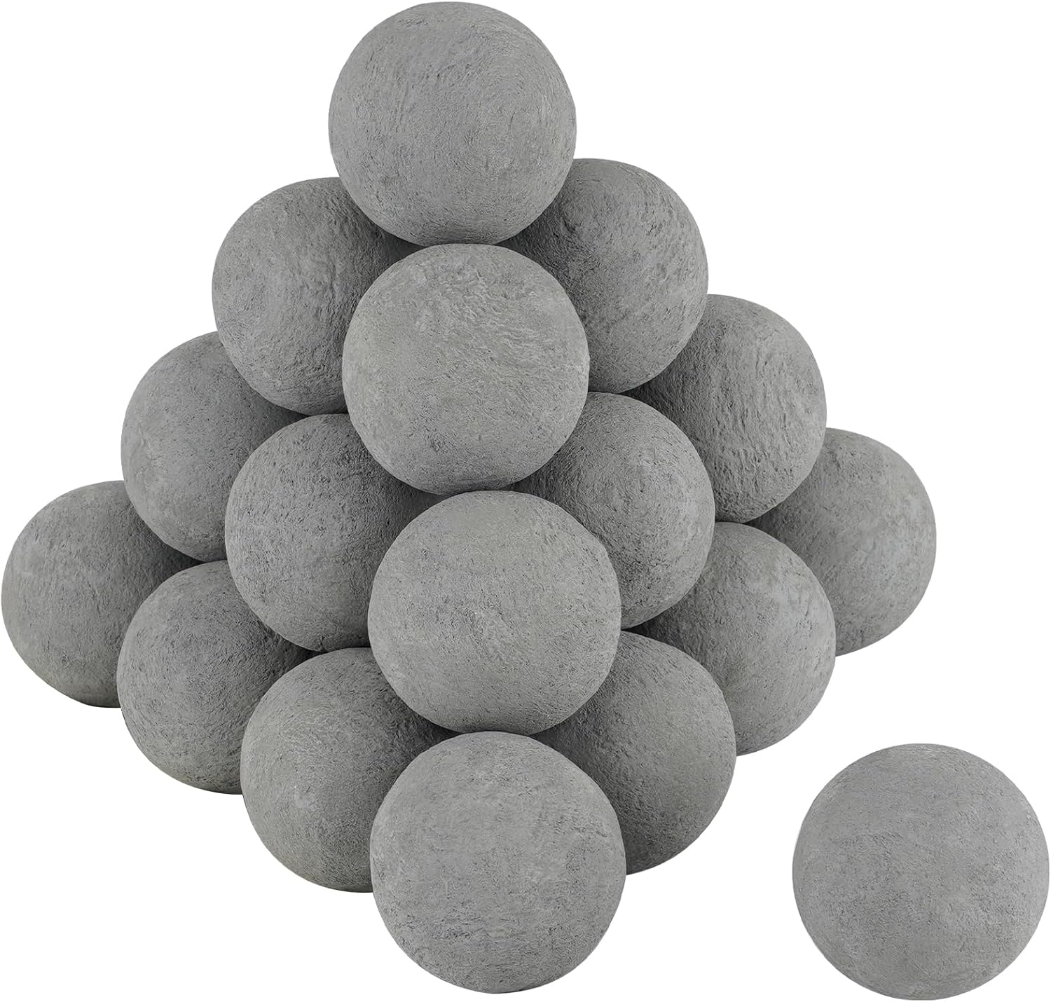Skyflame 2-Inch Fireplace Balls for Gas Fireplaces, 25-Pack