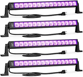 27W LED Black Light Bar for Parties, Halloween, and More