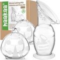 haakaa Manual Breast Pump Collector Combo - Quiet Milk Saving Solution