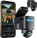 4G LTE Cellular Car Security Camera Dual Dash Cam - Remote Live View