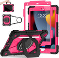 Case for iPad 9th Generation 10.2 in with 360 Rotating Stand - Black