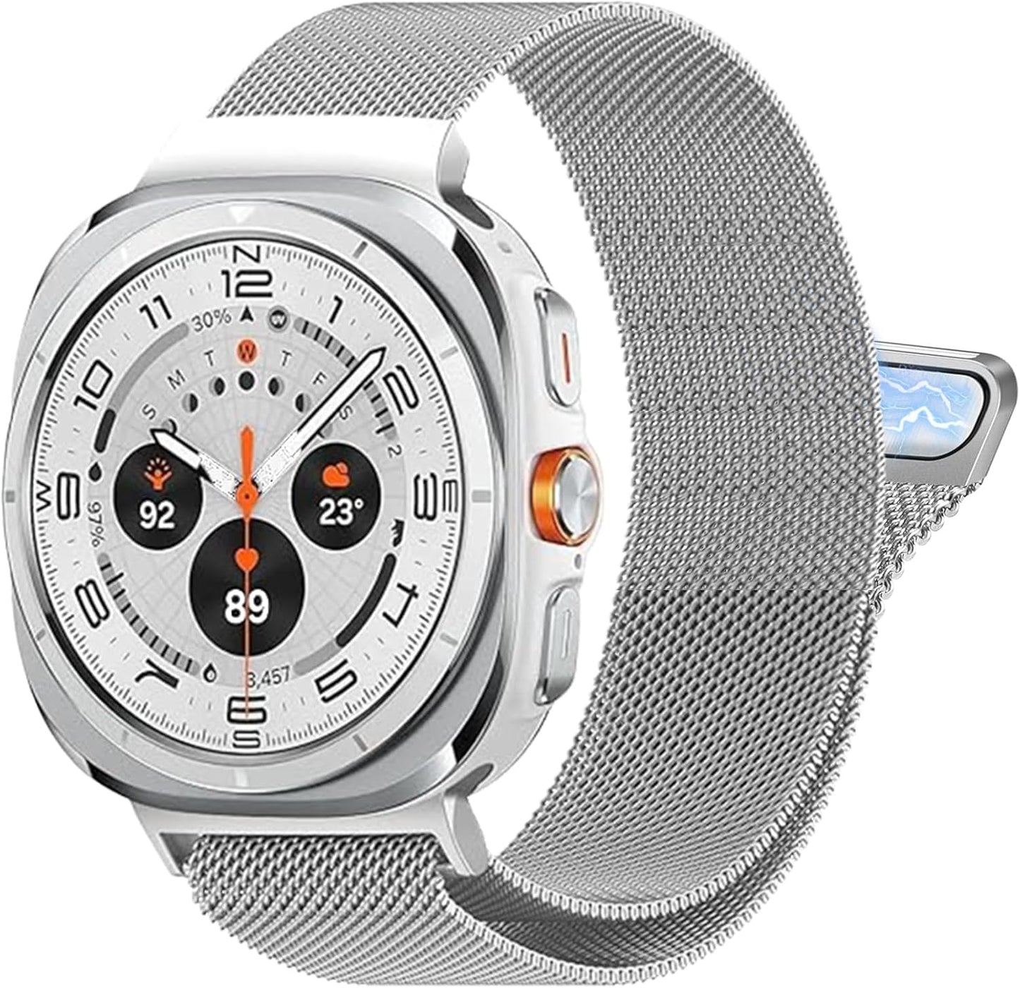 Galaxy Watch 7 Ultra Milanese Band: Stylish & Durable