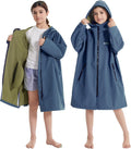Hiturbo Kids Waterproof Swim Parka - Windproof, Oversized Changing