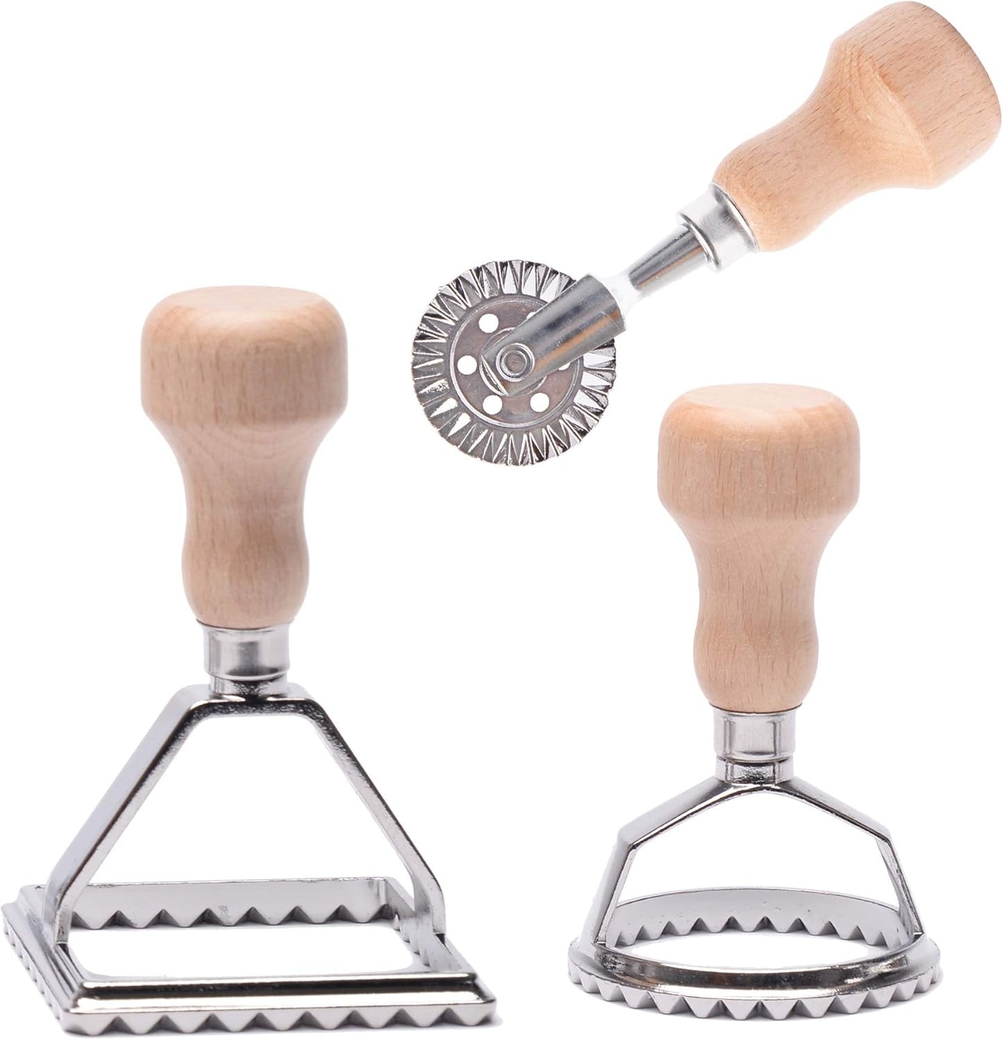 Authentic Ravioli Stamp & Cutter Set for Homemade Pasta