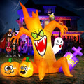 8FT Halloween Inflatable Spooky Pumpkin Tree Outdoor Decoration
