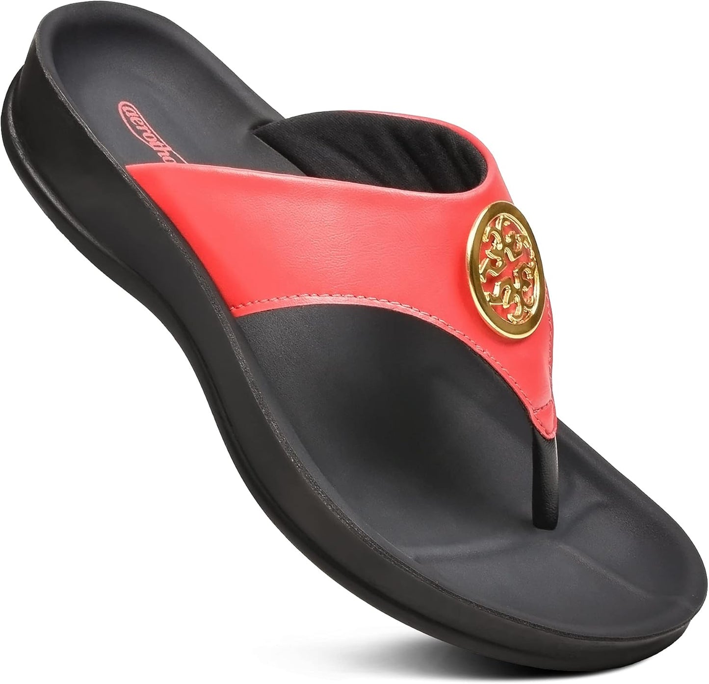 AEROTHOTIC Arch Supportive Flip Flops for Women Comfort