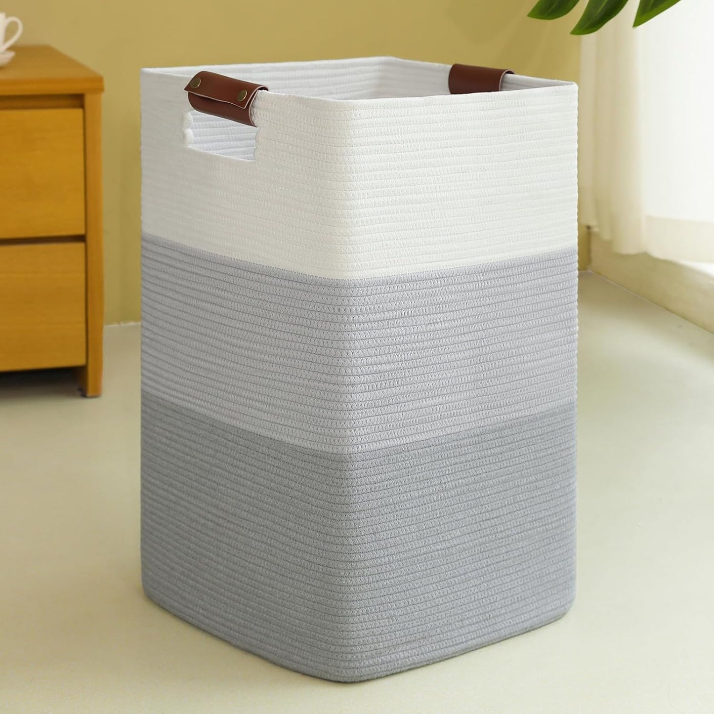Extra Large Laundry Hamper 96L for Clothes and Blankets