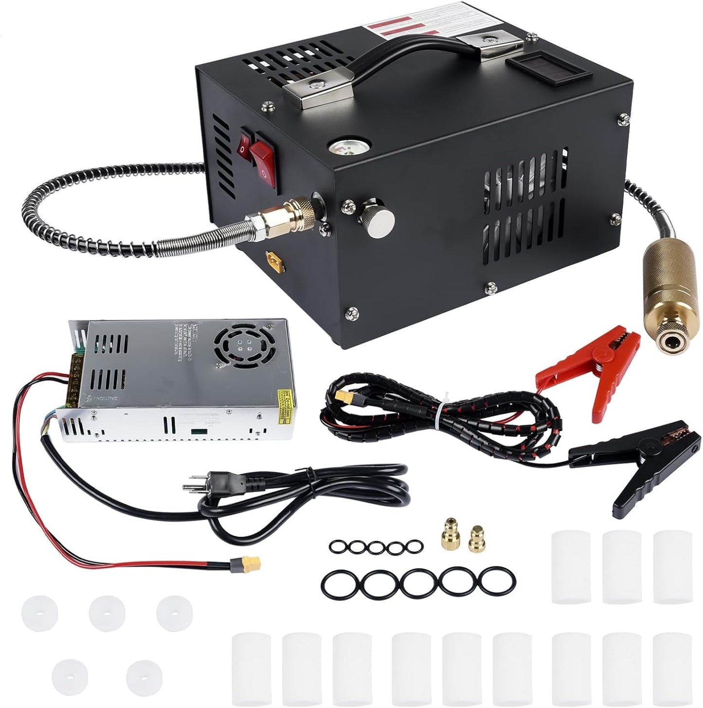Mixizap Portable Air Compressor: Fast 4500PSI Inflation