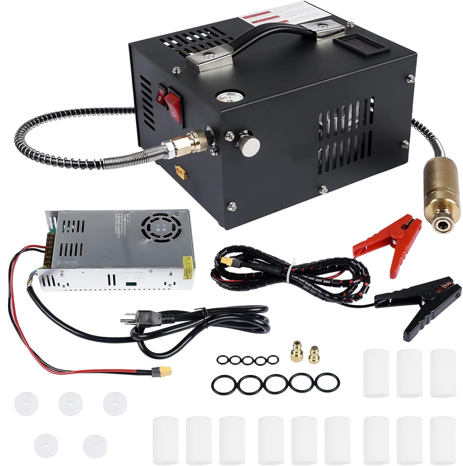 Mixizap Portable Air Compressor: Fast 4500PSI Inflation