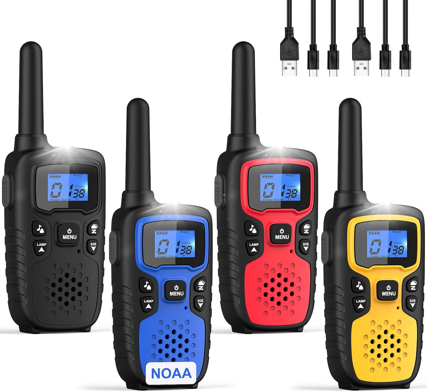 Wishouse Walkie Talkies for Adults Long Range with SOS Siren