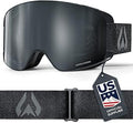 Pipeline Ski Goggles OTG - Magnetic Swap Lens, Anti-Fog Vision