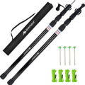 AYAMAYA Tarp Poles - Heavy Duty Aluminum Camping Tent Poles