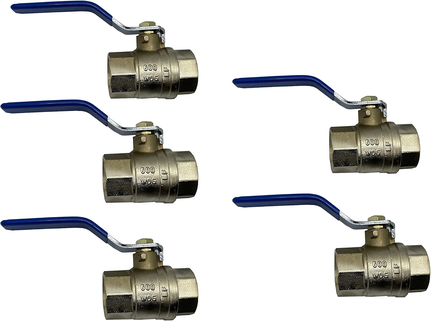 EZ-FLUID 1/2in NPT Female Threaded IPS Ball Valve Full Port