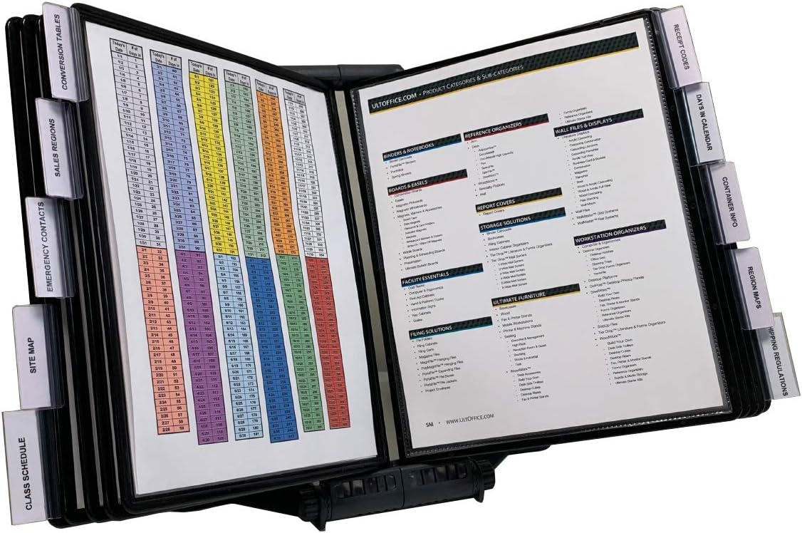 Ultimate Office 10-Pocket Desk Reference Organizer for Efficiency