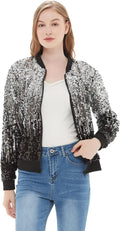 Sparkly Sequin Bomber Jacket for Women - Perfect for Parties