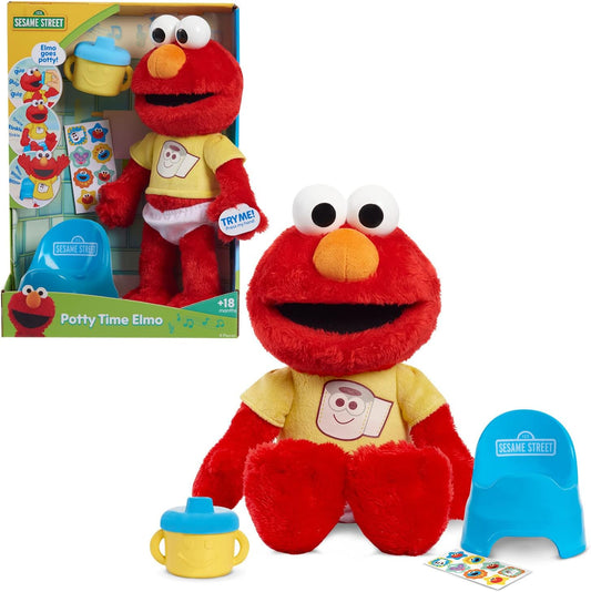 Sesame Street Potty Time Elmo 12 Plush: Fun Potty Training Tool!