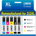 LEMER Remanufactured Epson 212XL Ink Cartridges Combo Pack